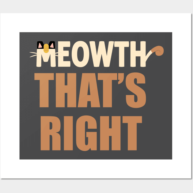 Cat that's right! Wall Art by Petites Choses
